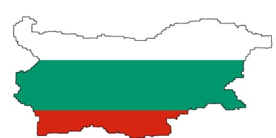 Bulgaria mapa flag
