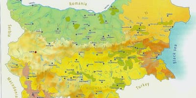 Mapa ng Bulgaria klima