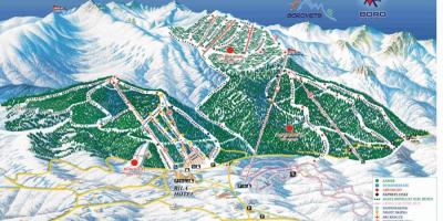 Bulgaria ski mapa
