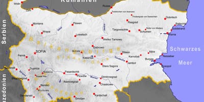 Mapa ng Bulgarian seaside